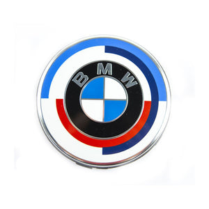 GENUINE BMW M3/M4 50TH ANNIVERSARY HERITAGE CENTRE CAPS 50MM (G80/G82/G83)