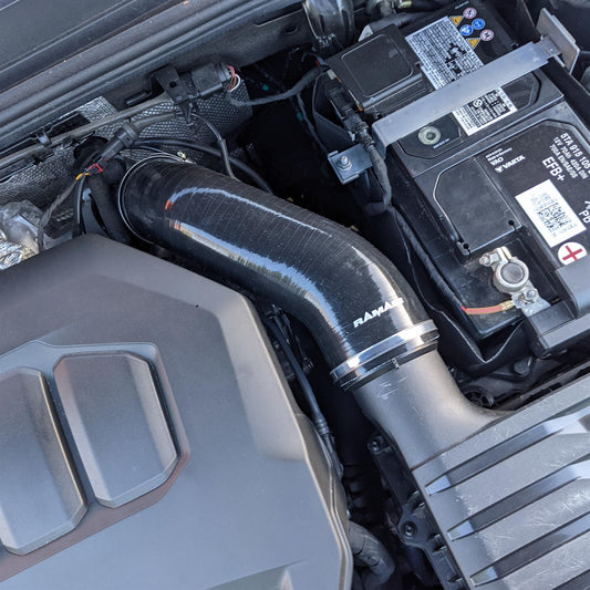Black Ramair Silicone Intake Hose for VW MK8 Golf GTi - 245bhp 2.0 TSI Only