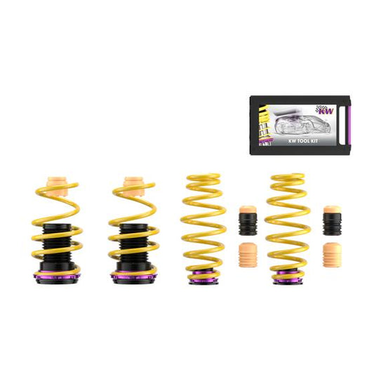 KW height-adjustable springs kit (Lowering springs) - (Cupra R, Cupra, Golf GTD, GTI, R)