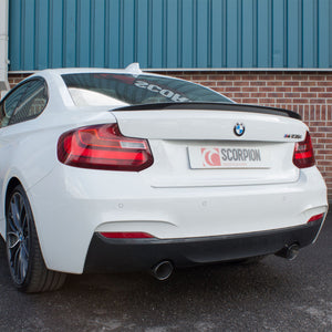 SCORPION BMW M235I NON RESONATED CAT BACK EXHAUST SYSTEM (F22/F23)