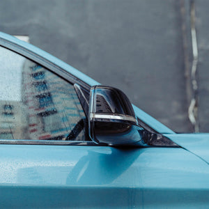 MHC Black BMW M Style Wing Mirror Replacement Covers In Gloss Black