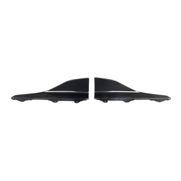 MHC+ BMW M2 F87 Performance Style Side Winglets In Gloss Pre Preg Carbon Fibre – F87 inc Competition