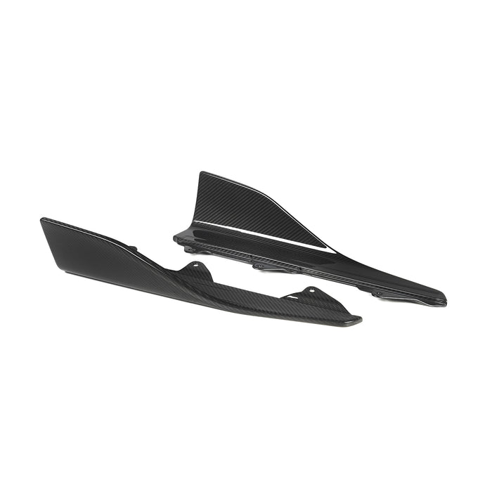 MHC+ BMW M2 F87 Performance Style Side Winglets In Gloss Pre Preg Carbon Fibre – F87 inc Competition