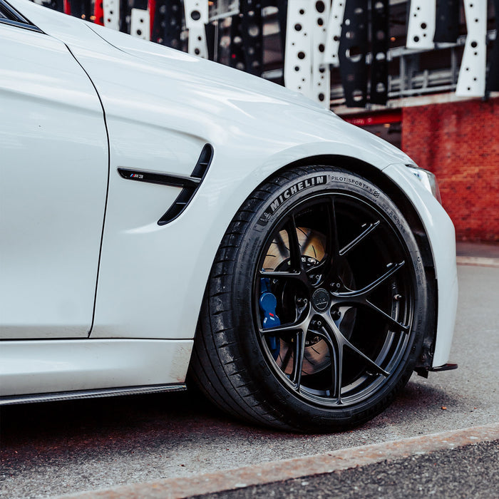 Bola FP2 19" Forged Alloy Wheels In Satin Black - Wider Rear