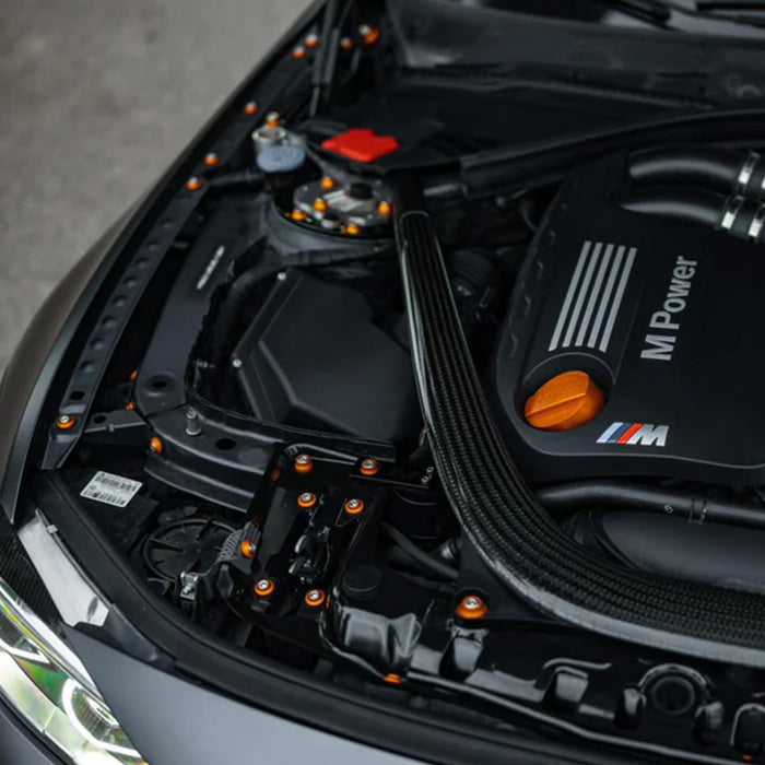 Downstar Inc BMW M3/M4/M2 Competition S55 Billet Engine Dress Up Kit – F80/F82/F83/F87