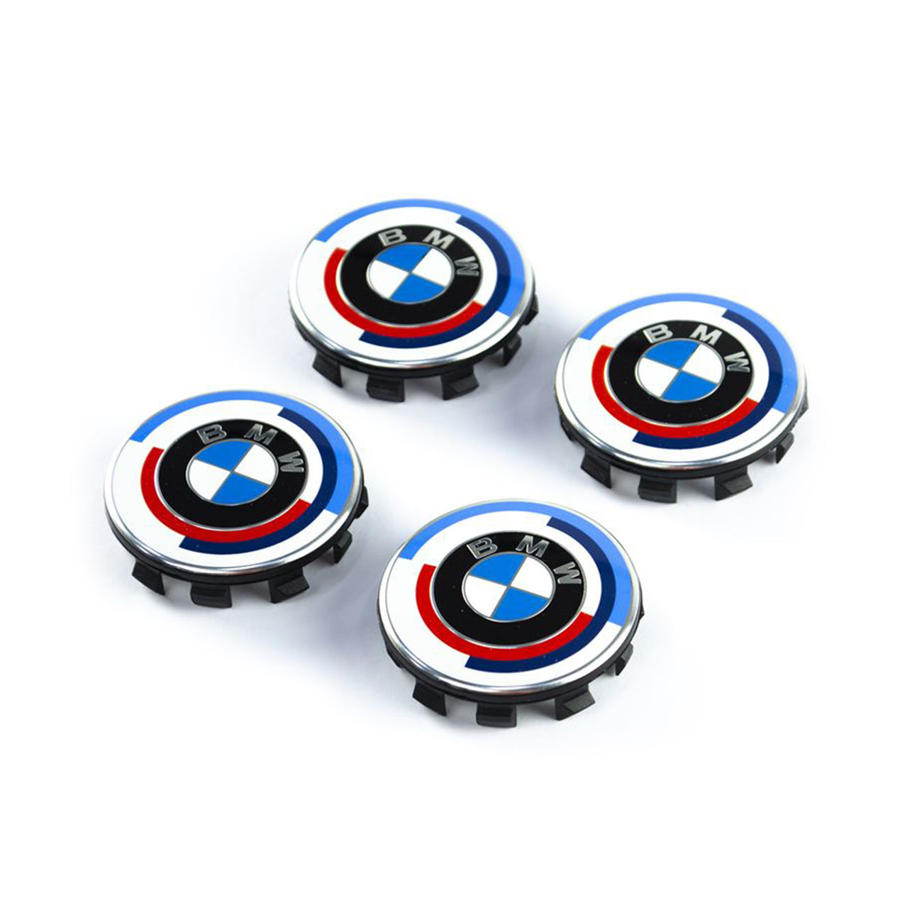 GENUINE BMW M3/M4 50TH ANNIVERSARY HERITAGE CENTRE CAPS 50MM (G80/G82/G83)