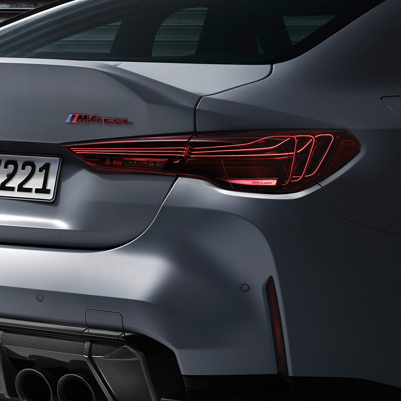 GENUINE BMW M4 CSL REAR LIGHTS SET EU VERSION RHD (G82) UPGRADE FOR G8 ...