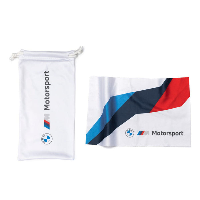 Genuine BMW M Motorsport Sunglasses With Logo Polarised Lenses & Black Frames 80255B308C2