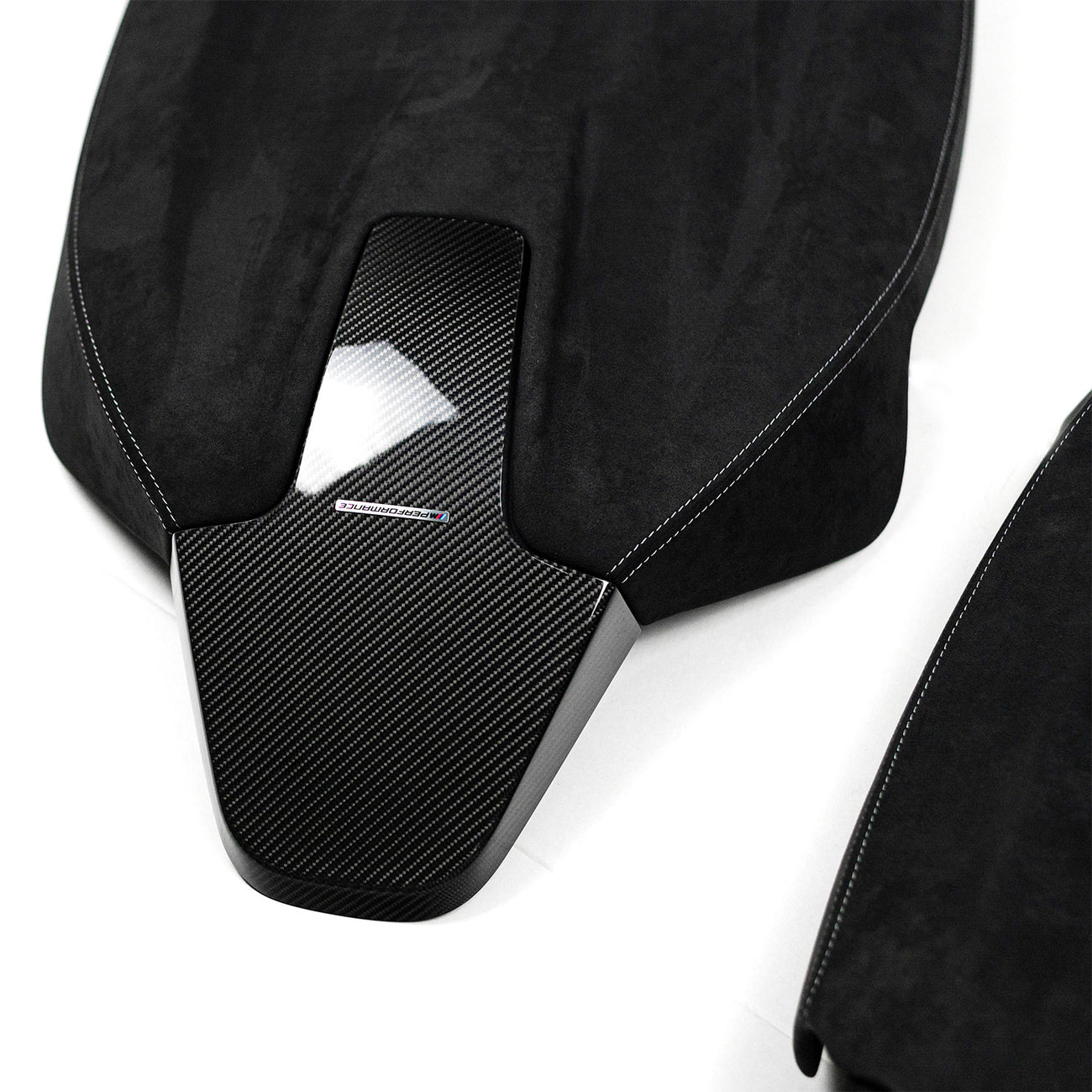 Genuine BMW M Performance G Series Seat Back Covers In Carbon Fibre & Alcantara (4 Door Vehicles)