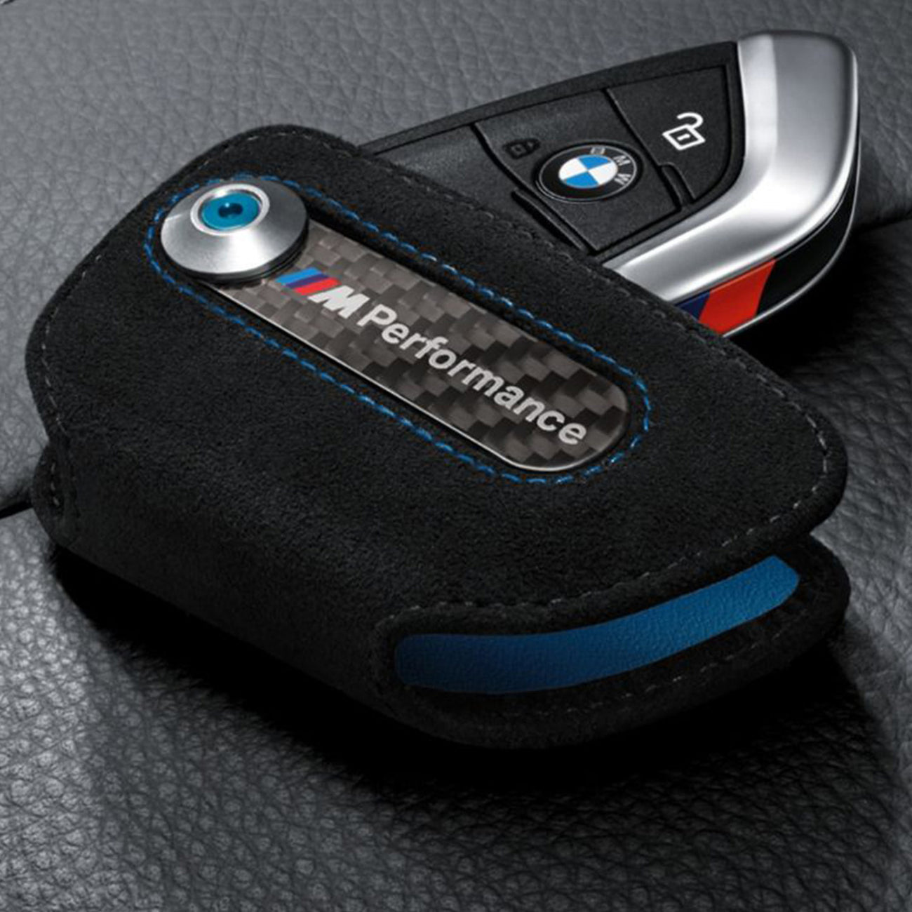 Genuine BMW M Performance Key Case In Alcantara (G Series & F Series)