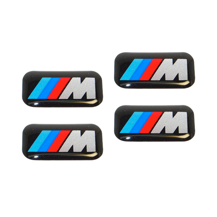 Genuine BMW M Performance M Logo Wheel Adhesive Stickers – Set of 4 36112228660