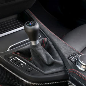 Genuine BMW OEM CS Manual Gear Selector Cover In Alcantara – F87, F80, F82 & more