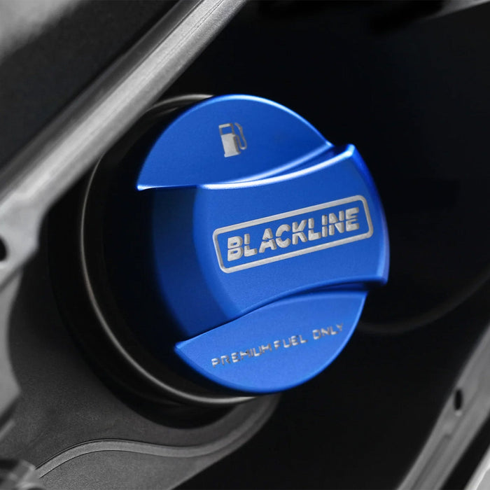 GoldenWrench BMW BLACKLINE "Premium Fuel Only" Performance Fuel Cap Cover for BMW – 2010+