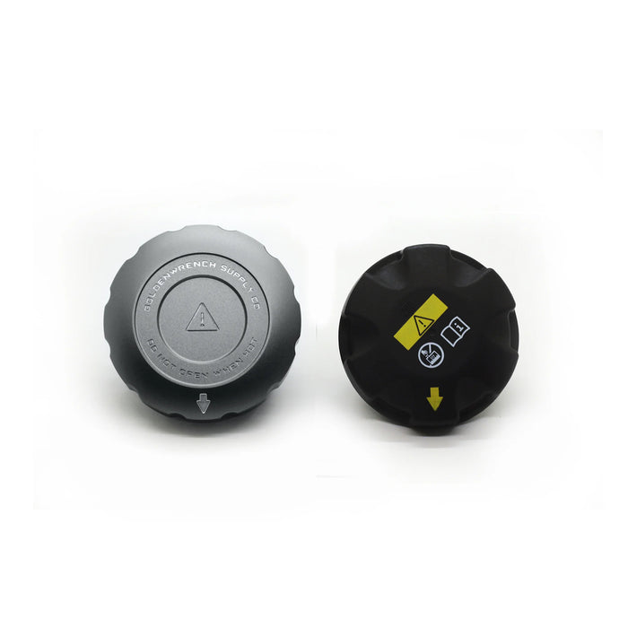 GoldenWrench BMW F Series M Car BLACKLINE Performance Coolant Expansion Tank Cap Cover