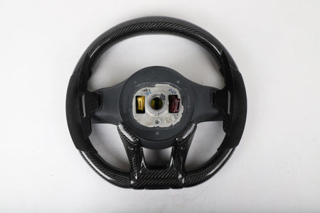Mercedes-Benz AMG Performance Style Customizable Carbon Fiber / Alcantara / LED Steering Wheel Upgrade