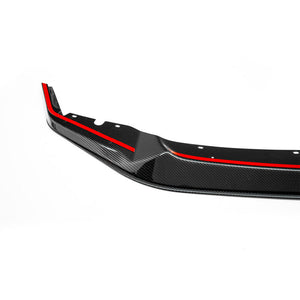 MHC+ BMW M2 Competition S55 GT Style Front Splitter In Gloss Pre Preg Carbon Fibre – F87C