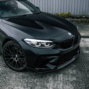 MHC+ BMW M2 Competition Performance Style Front Splitter In Gloss Pre Preg Carbon Fibre – F87C