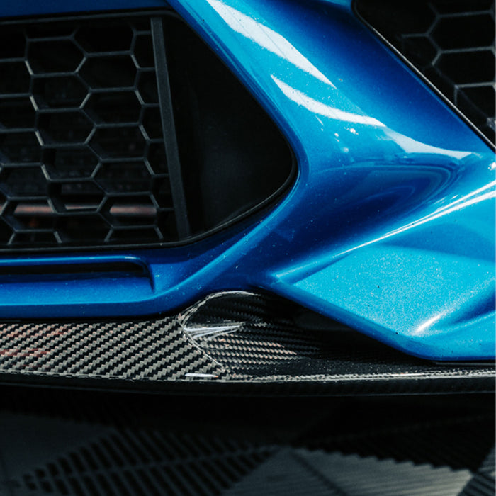 MHC+ BMW M2 Competition Performance Style Front Splitter In Gloss Pre Preg Carbon Fibre – F87C