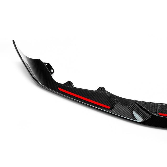 MHC+ BMW M2 Competition Performance Style Front Splitter In Gloss Pre Preg Carbon Fibre – F87C