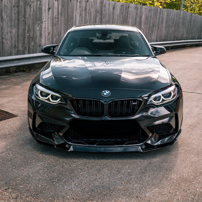 BMW F87 M2 CSM Style Gloss Black Front Splitter