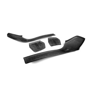 MHC+ BMW M2/M3/M4 Seat Back Covers In Gloss Pre Preg Carbon Fibre – F87/F80/F82/F83