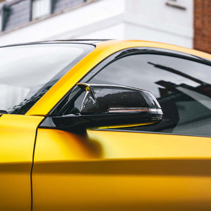MHC+ BMW M-Style Wing Mirror Replacement Covers In Pre Preg Gloss Carbon Fibre for M-lites