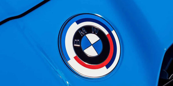 GENUINE BMW M3 50TH ANNIVERSARY HERITAGE FRONT BADGE EMBLEM (F80)