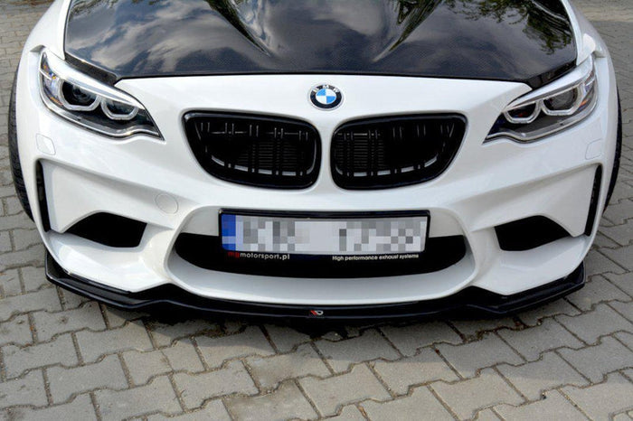 Maxton Front Splitter BMW M2 F87 – 2016- In Gloss Black