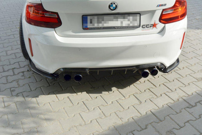 Maxton Rear Side Splitters BMW M2 F87 – 2016- In Gloss Black
