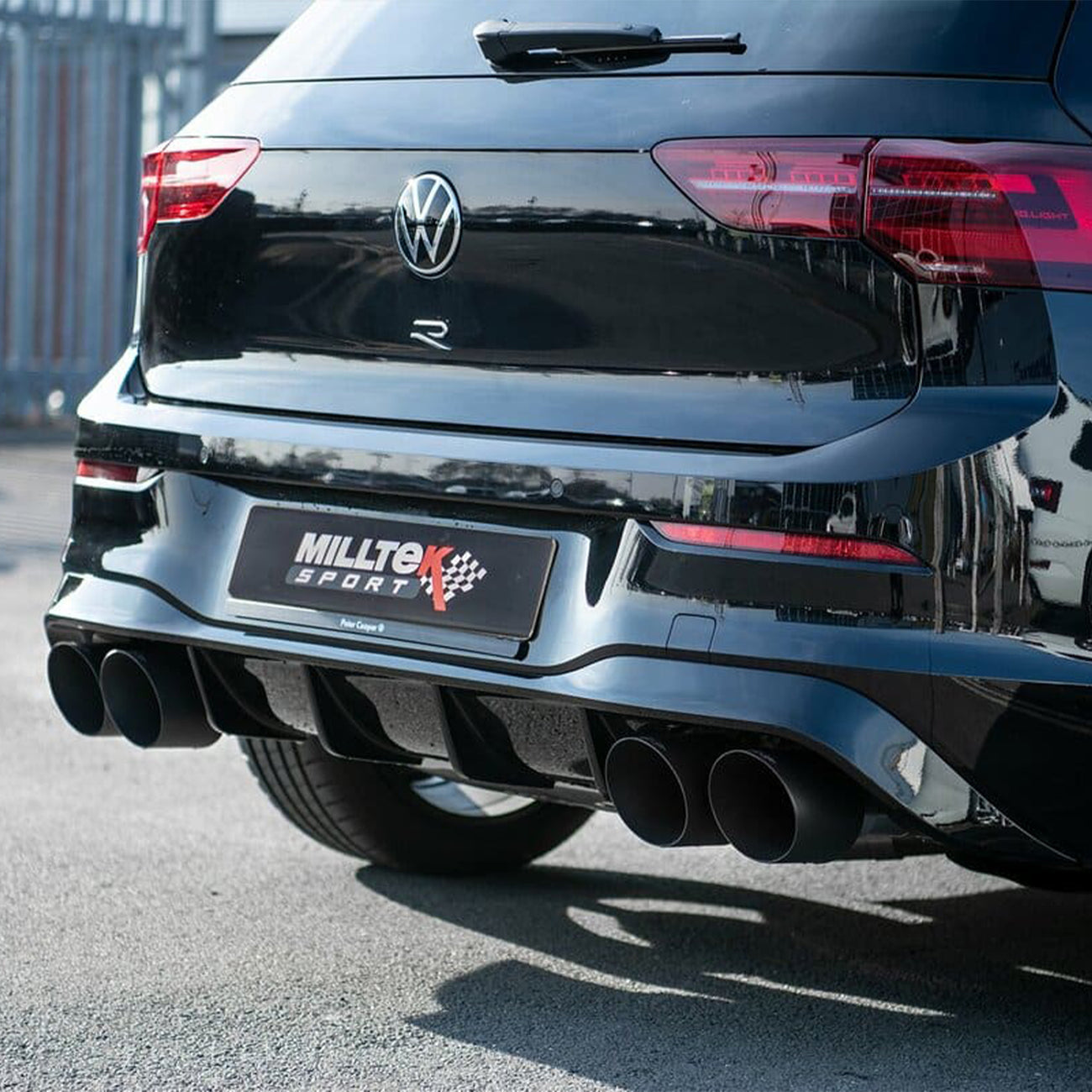 MILLTEK SPORT VOLKSWAGEN GOLF R RACE OPF BACK EXHAUST SYSTEM (MK8 ...