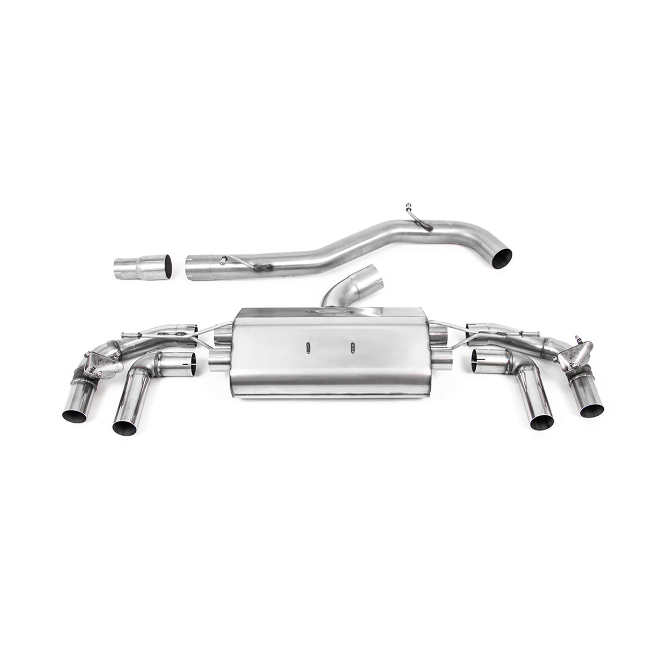 MILLTEK SPORT VOLKSWAGEN GOLF R OPF BACK EXHAUST SYSTEM (MK8)