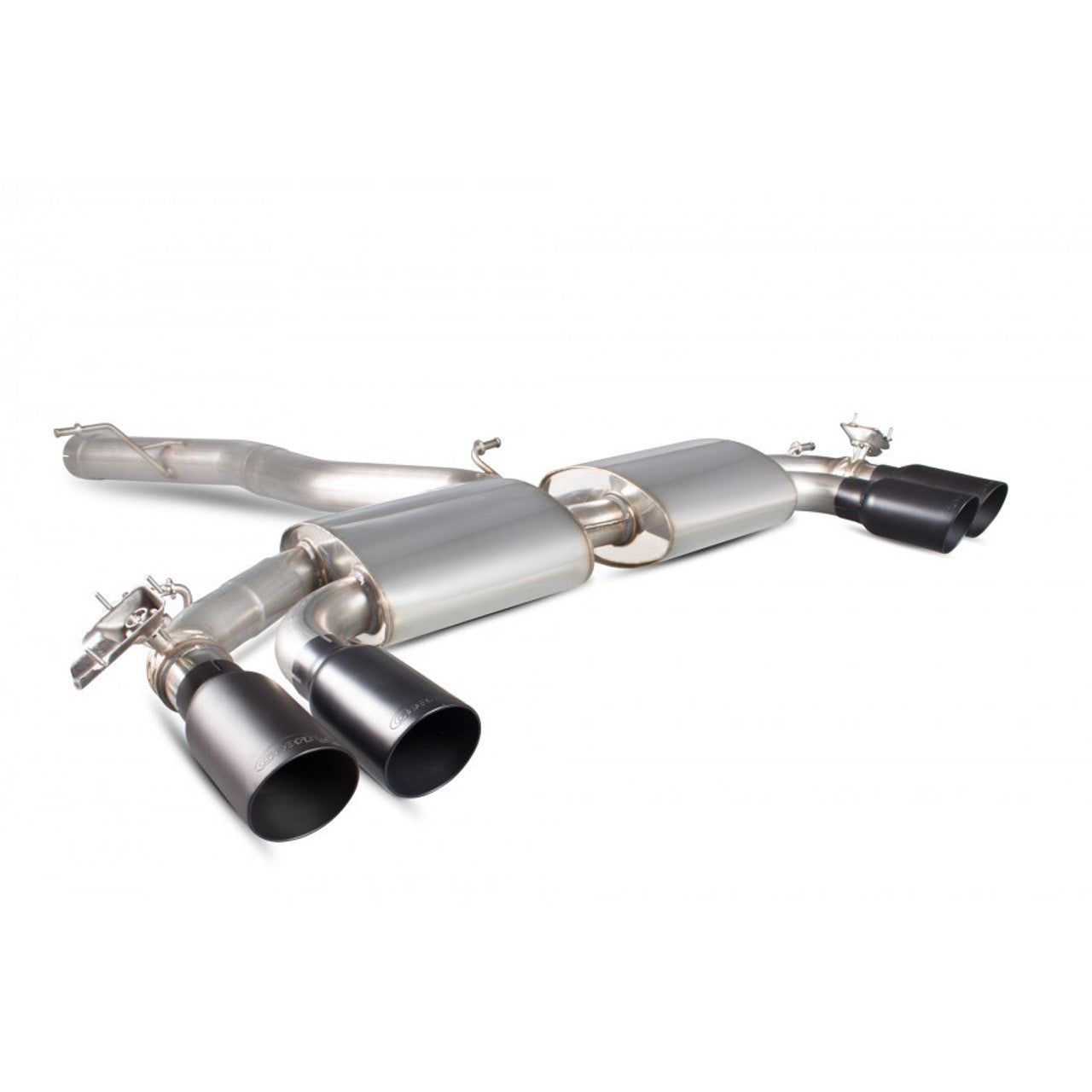 Scorpion Cat Back Exhaust System - Audi S3 (8V) Saloon PFL+FL GPF+NonGPF