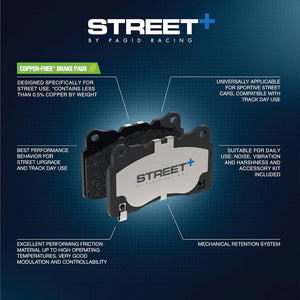 Pagid Street+ Rear Brake Pads For BMW F Series M Cars & M Lites