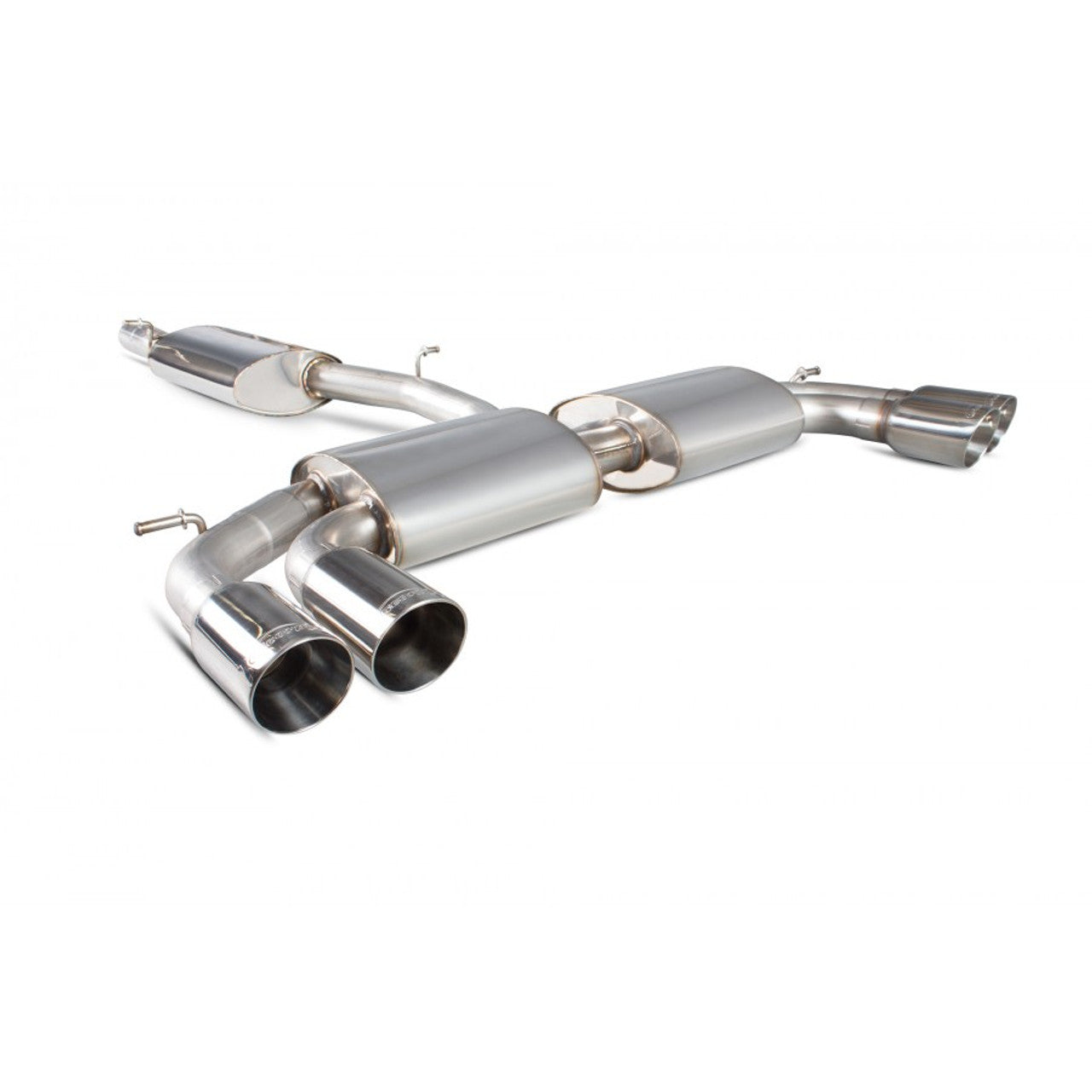 Scorpion Cat Back Exhaust System - Audi S3 (8V) Saloon PFL+FL GPF+NonGPF