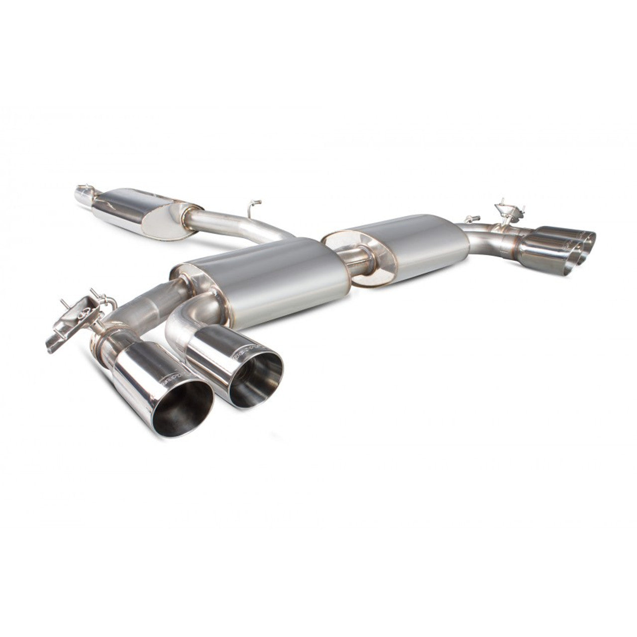 Scorpion Cat Back Exhaust System - Audi S3 (8V) Saloon PFL+FL GPF+NonGPF