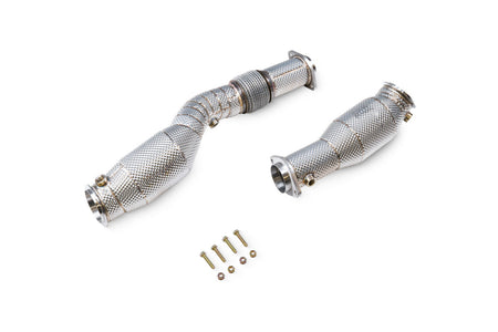 BMW G81 M3 TOURING ROW NON-GPF MODEL 2022 - 2024 DOWNPIPES WITH A HIGH FLOW SPORTS CATALYSTS