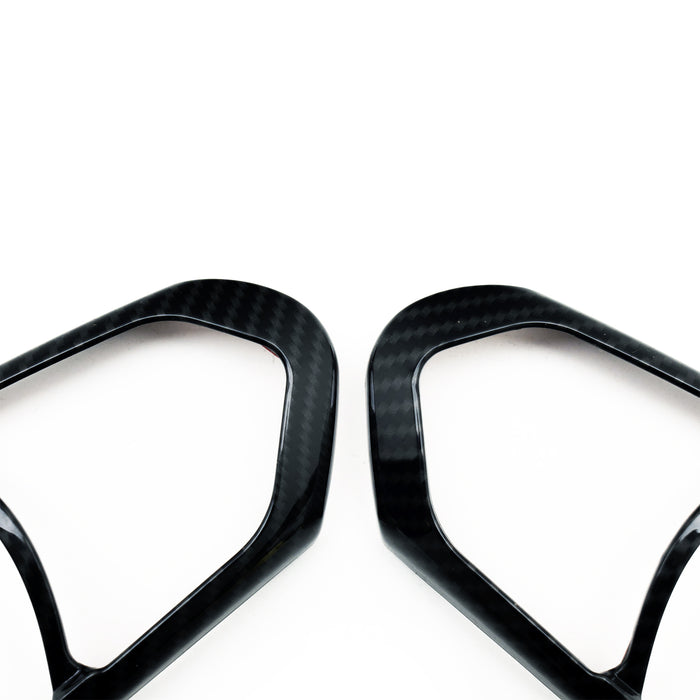 SHFT BMW F Series Steering Wheel Button Trim In Gloss Carbon Fibre Look