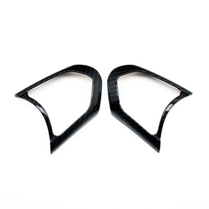 SHFT BMW F Series Steering Wheel Button Trim In Gloss Carbon Fibre Look