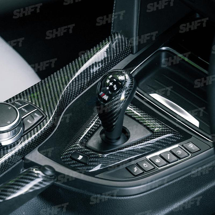 SHFT BMW M DCT Gear Selector Replacement In Gloss Carbon Fibre – F Series