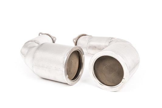 Milltek Large-bore Downpipes with 200 Cell HJS High Flow Cats - Audi RS4/RS5 B9 non GPF