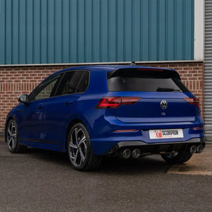 MK8 GOLF R NON-RES CAT/GPF BACK SYSTEM NON VALVED