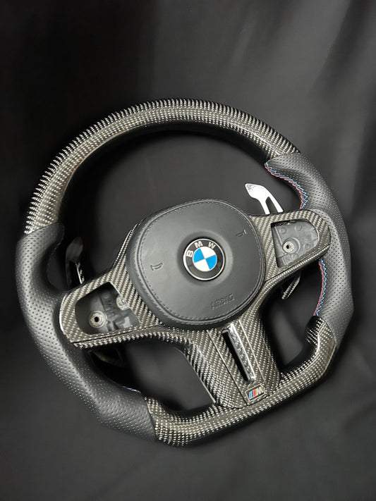 Custom Carbon Fiber Steering Wheel for G-Series BMW