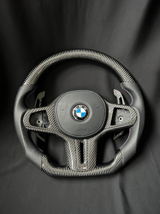 Custom Carbon Fiber Steering Wheel for G-Series BMW