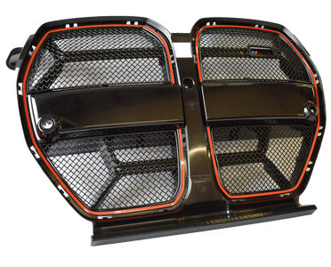 Zunsport Black Front Grille Mesh Set (with CS Badge Cutout) for BMW G8X M3 CS & M4 CS/CSL