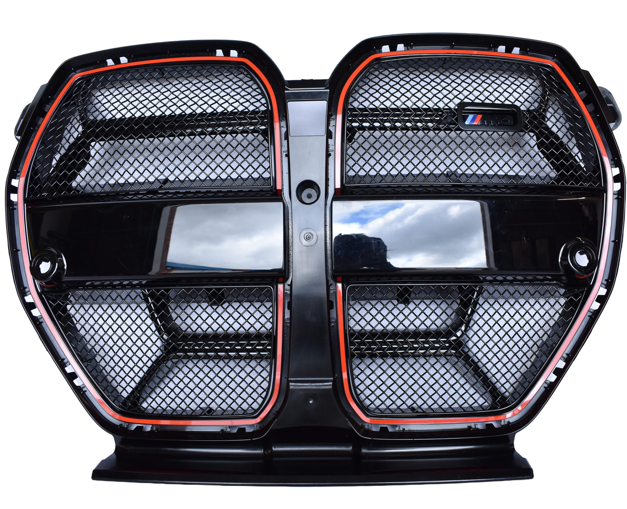 Zunsport Black Front Grille Mesh Set (with CS Badge Cutout) for BMW G8X M3 CS &amp; M4 CS/CSL