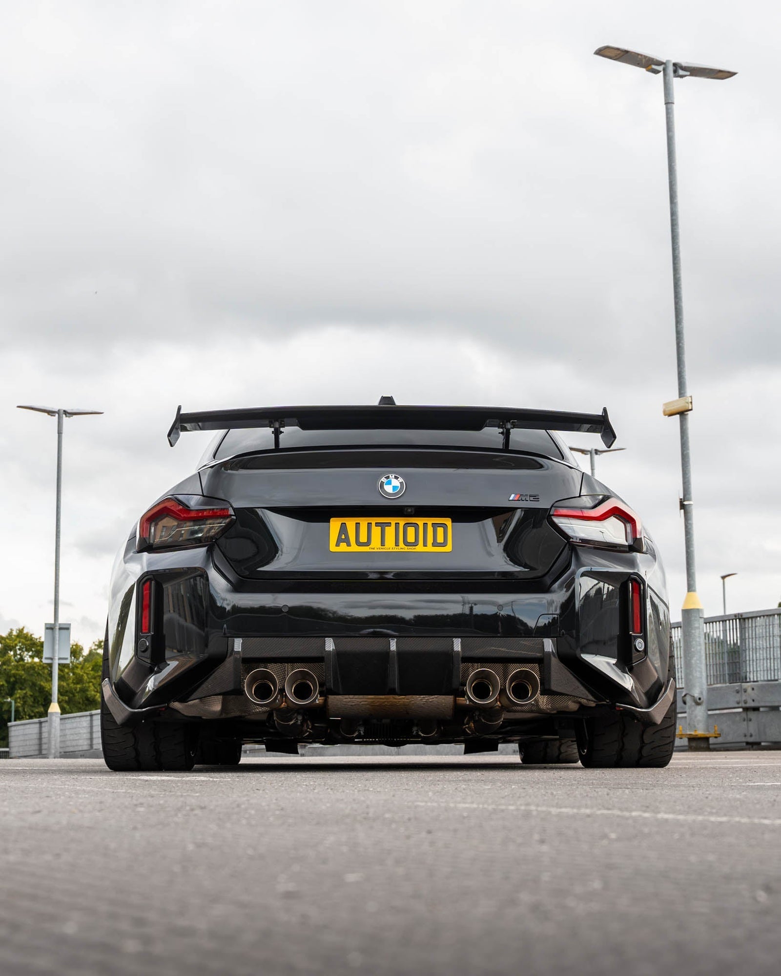 BMW G87 M2 TR87 CARBON FIBRE REAR BUMPER WINGLETS BY TRE (2023+)