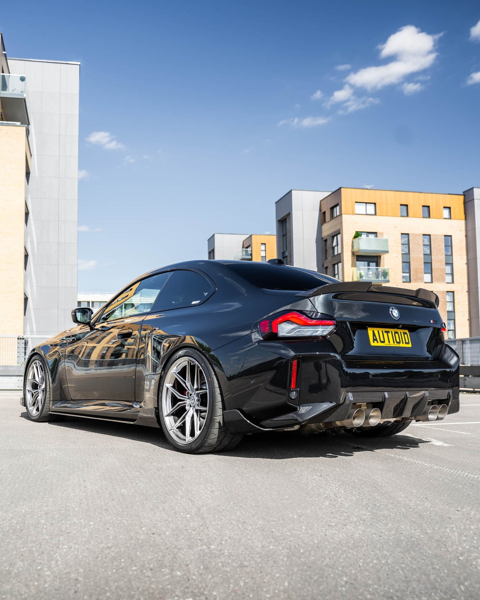 BMW G87 M2 TR87 CARBON FIBRE REAR BUMPER WINGLETS BY TRE (2023+)