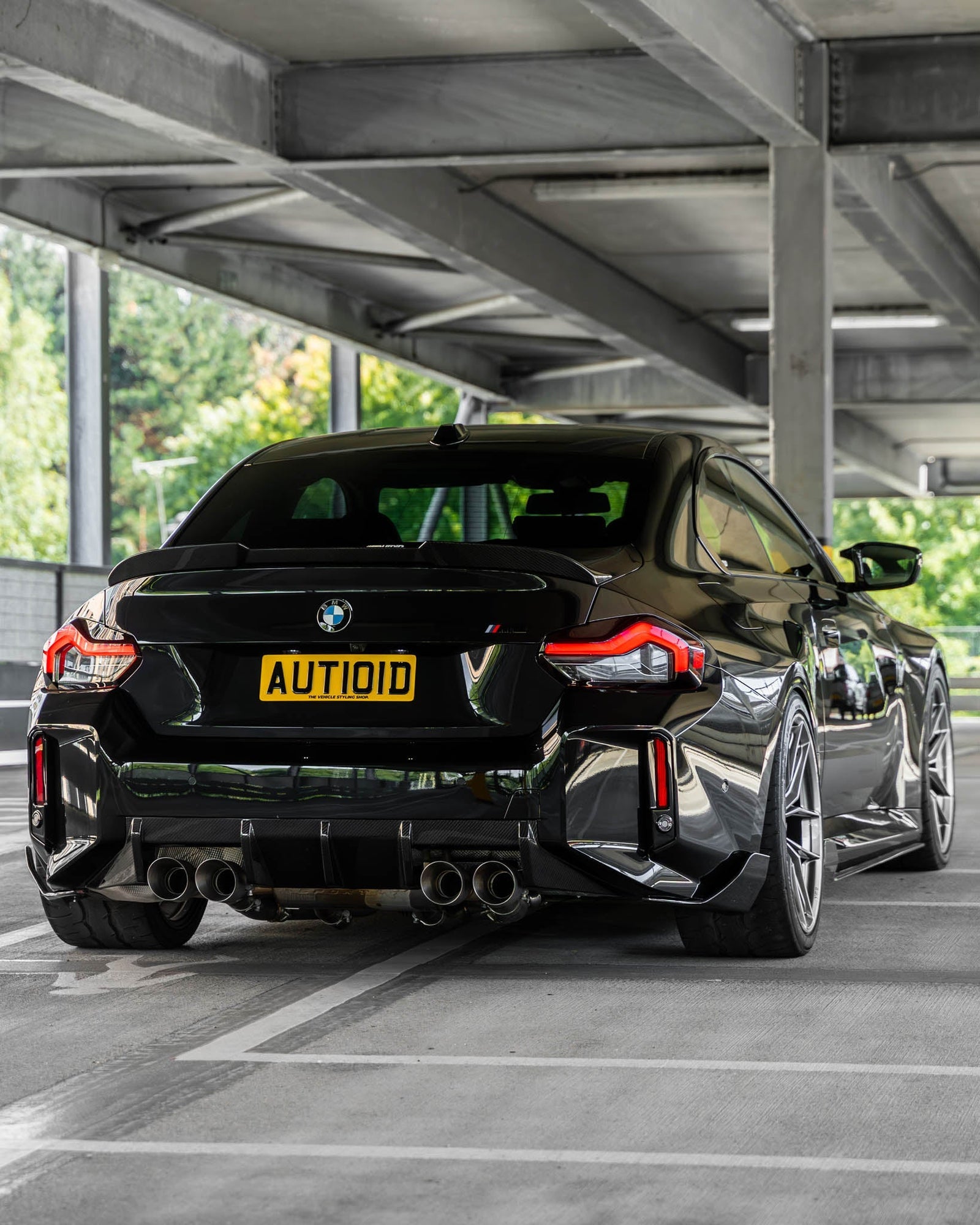 BMW G87 M2 TR87 CARBON FIBRE REAR BUMPER WINGLETS BY TRE (2023+)