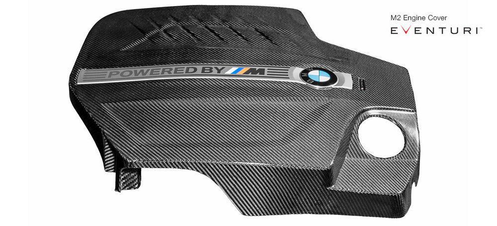 EVENTURI BMW F87 M2 BLACK CARBON ENGINE COVER