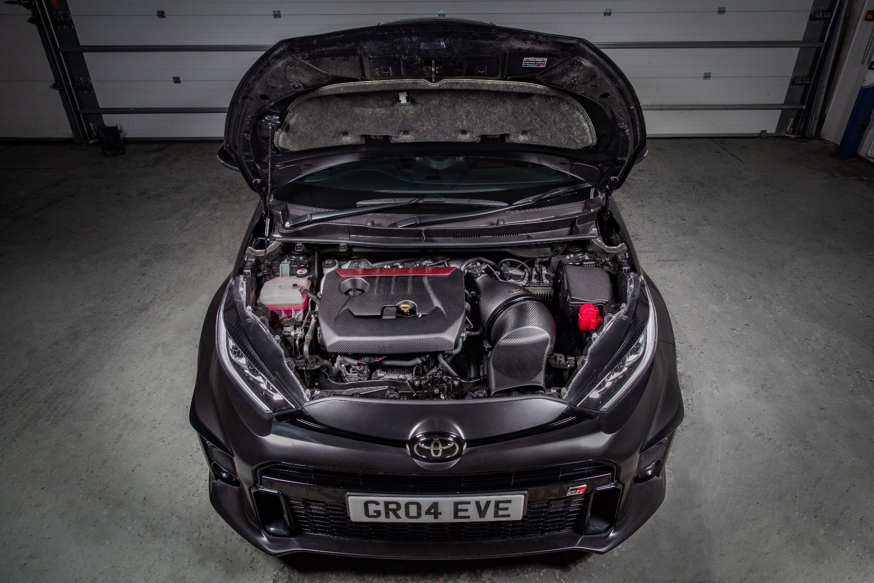 Eventuri Matte Carbon Fibre Engine Cover - Toyota GR Yaris | GR Corolla